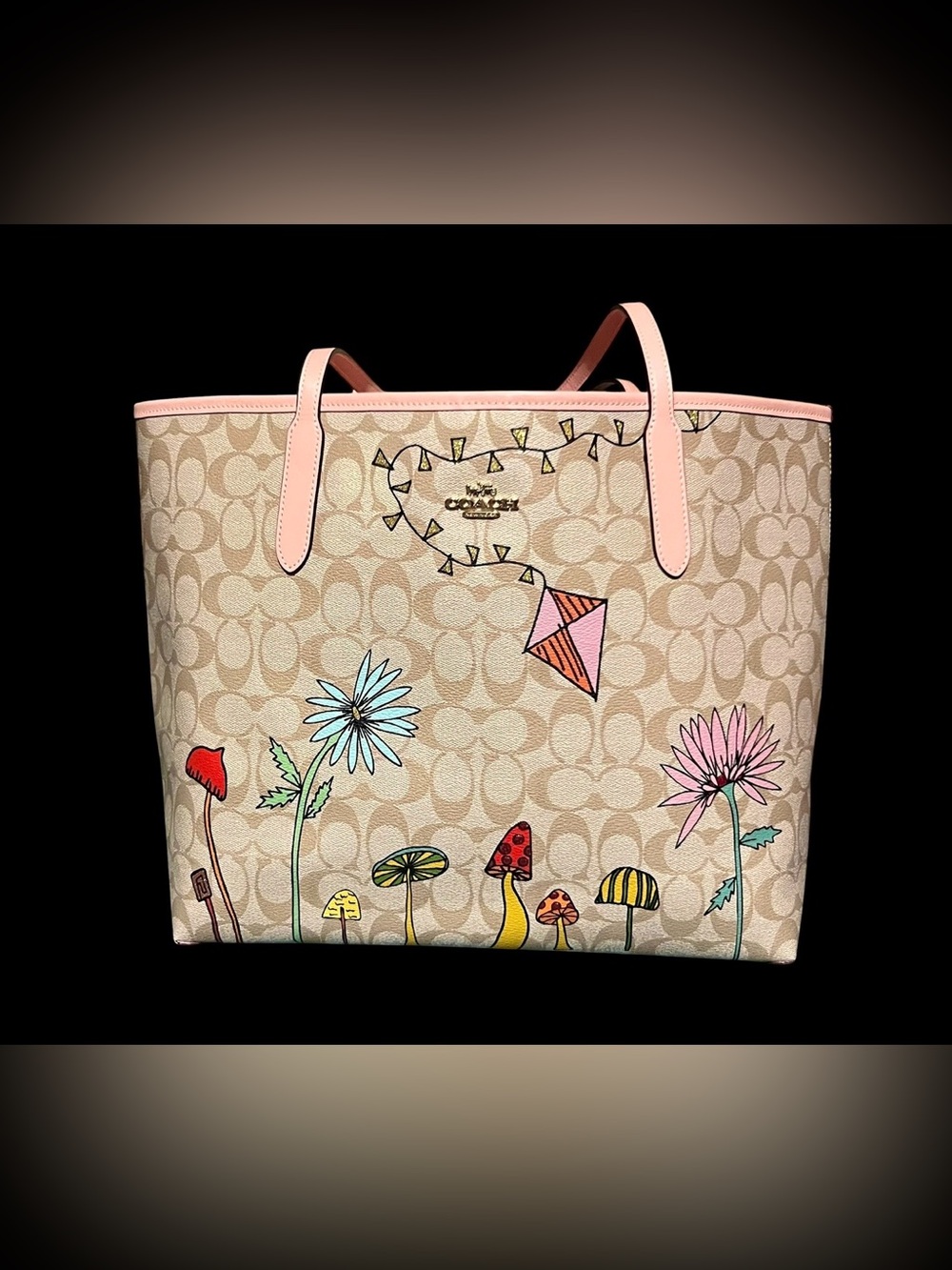 Coach x Observed By Us Signature City Tote Bag, NWOT